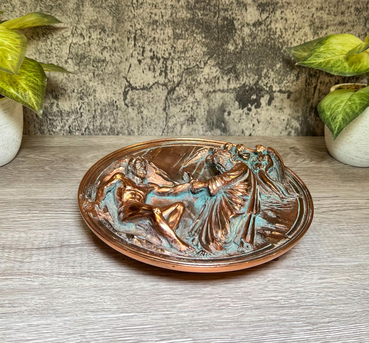 1989 Studio Dante Ennio Furiesi Collector Plate Gates of Paradise | Religious Wall Decor