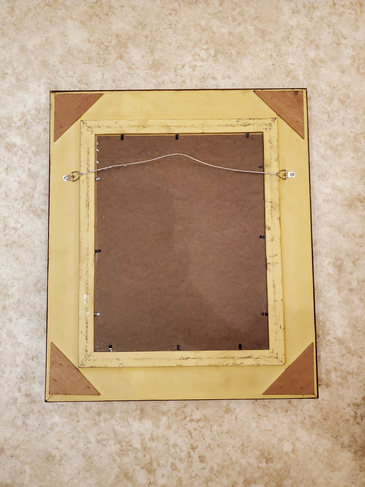 Durga Maa Hand Painting Art in Baroque Rococo Golden Frame - Goddess Wall Decor