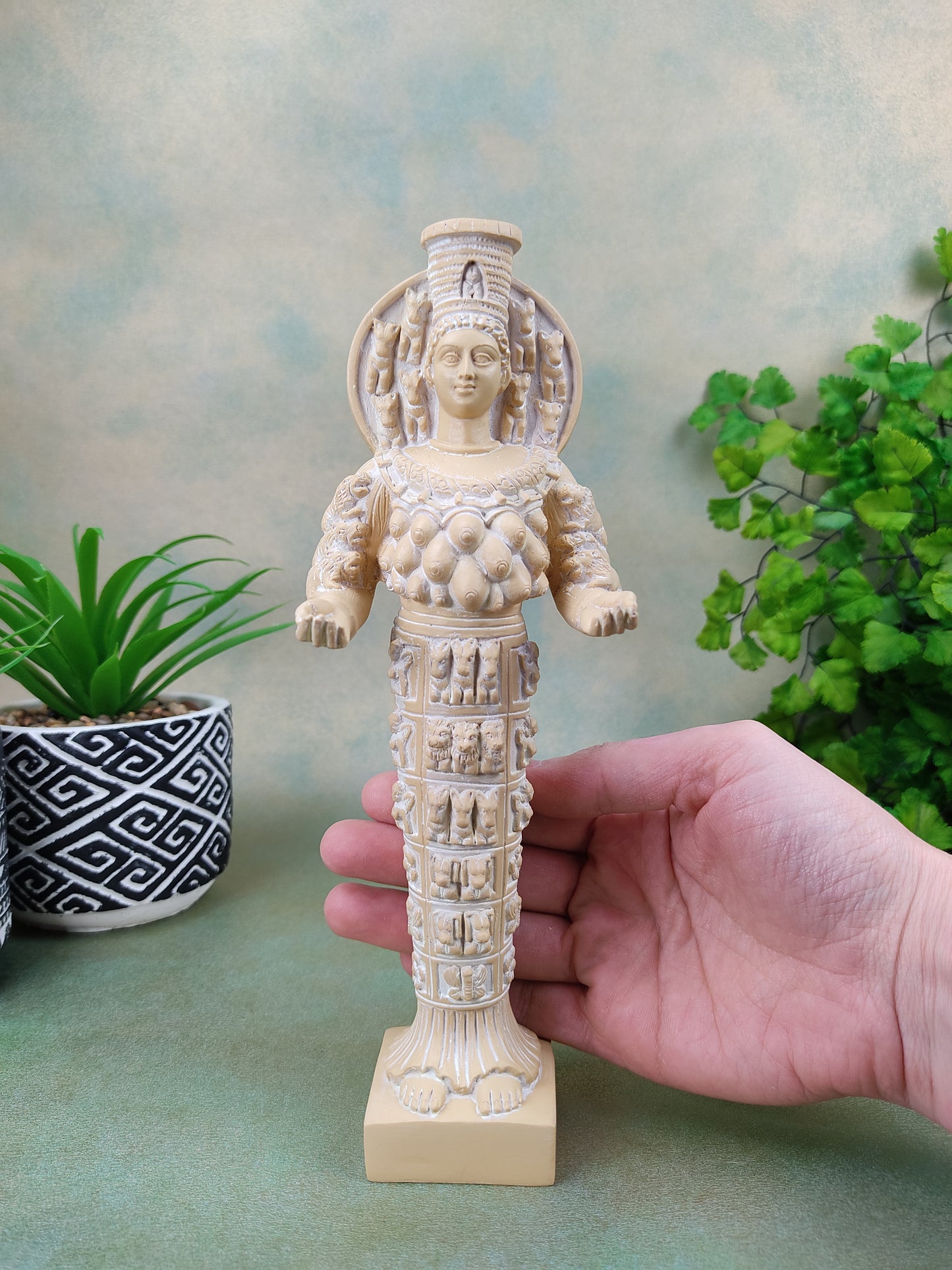 Diana Of Ephesus Statue Artemis Fertility Goddess of the Amazons 9"
