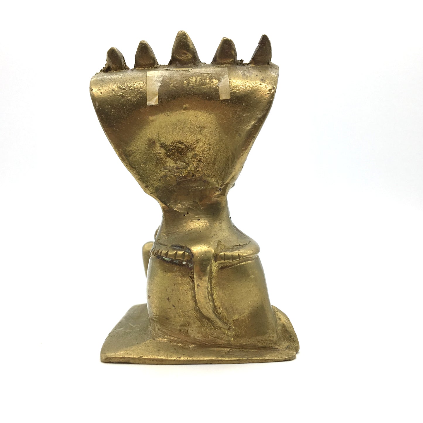 Antique Traditional Naga Nandi Lingam Yoni Brass Vintage Nandi Statue Idol - Montecinos Ethnic