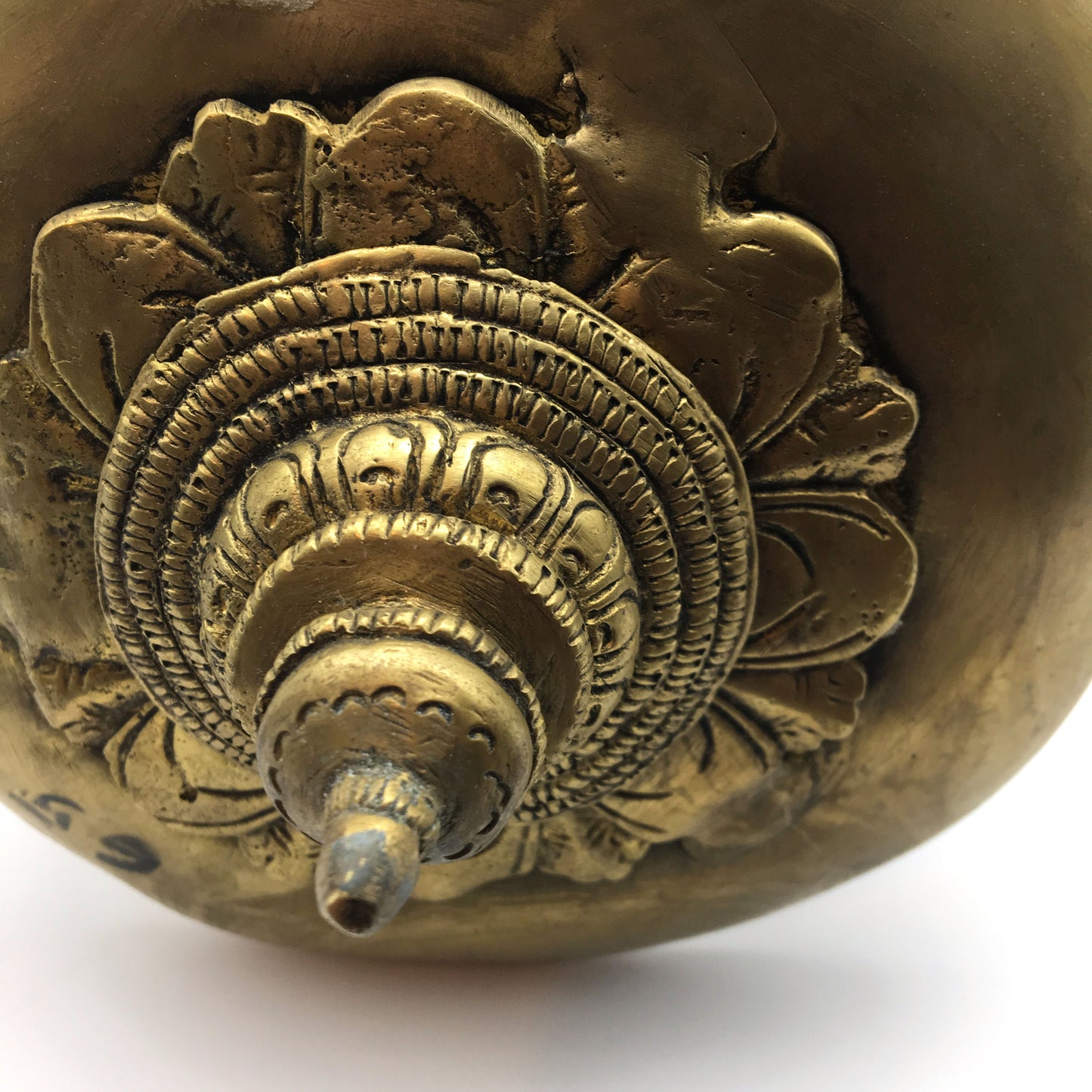 Hanging Brass Diya Aarti Deepak Handmade Lamp Puja Offering India Mata Lakshmi