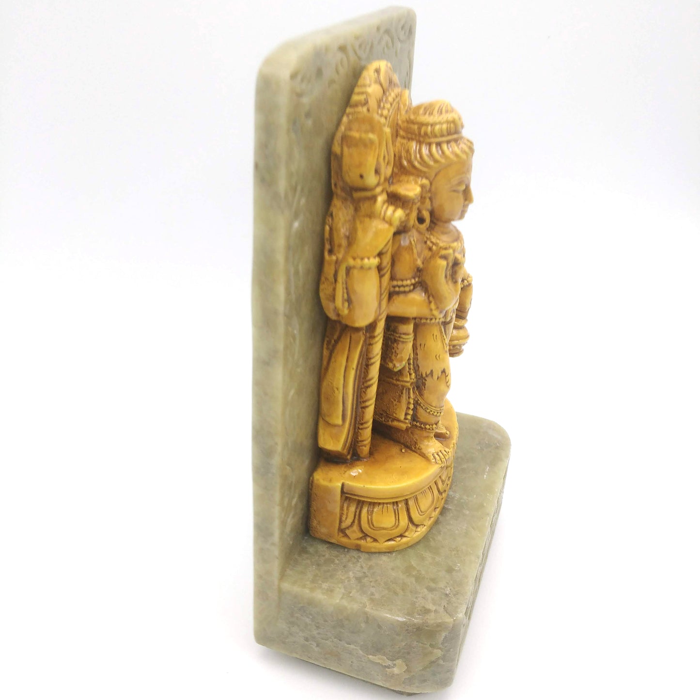 Trishul Shiva Resin Soapstone India God of Destruction Lord Siva Statue Idol 6'' - Montecinos Ethnic