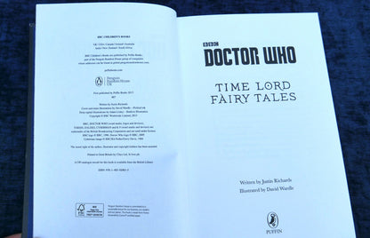 Doctor Who TARDIS Ceramic Mug With Lid NIB & Time Lord Fairy Tales Hardcover