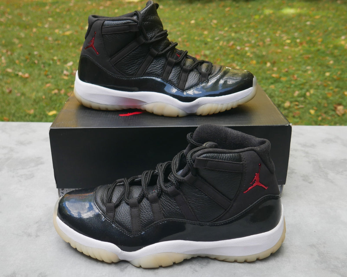 Nike Air Jordan 11 Retro Black "72-10" 2015 378037-002 Size 12 With Box
