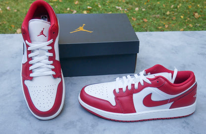 Nike Air Jordan 1 Low New Beginnings Cardinal Red 553558-166  Men's Size 12 New