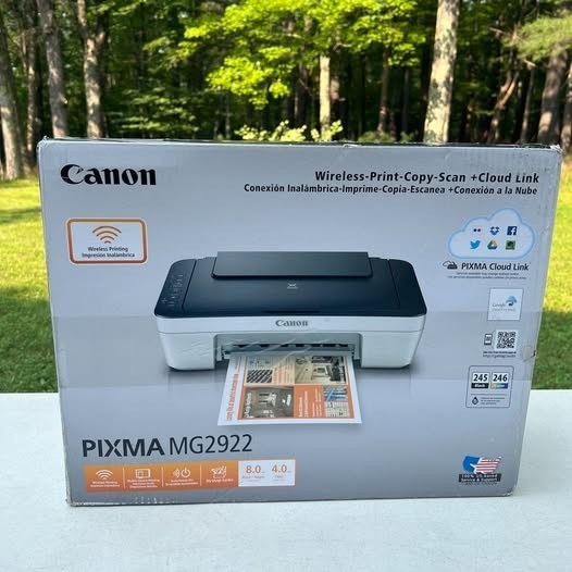 Canon Pixma MG2922 Wireless All-In-One + Cloud Link Printer - Sealed new in Box