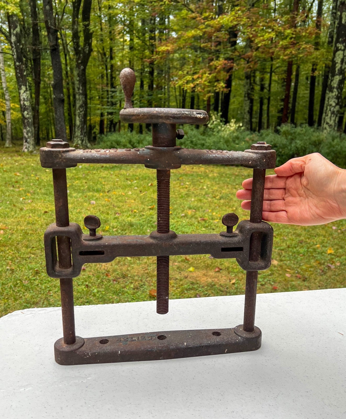 Antique Cast Iron Shaper Hold-down by Connell & Dengler Machine Co. Rochester NY