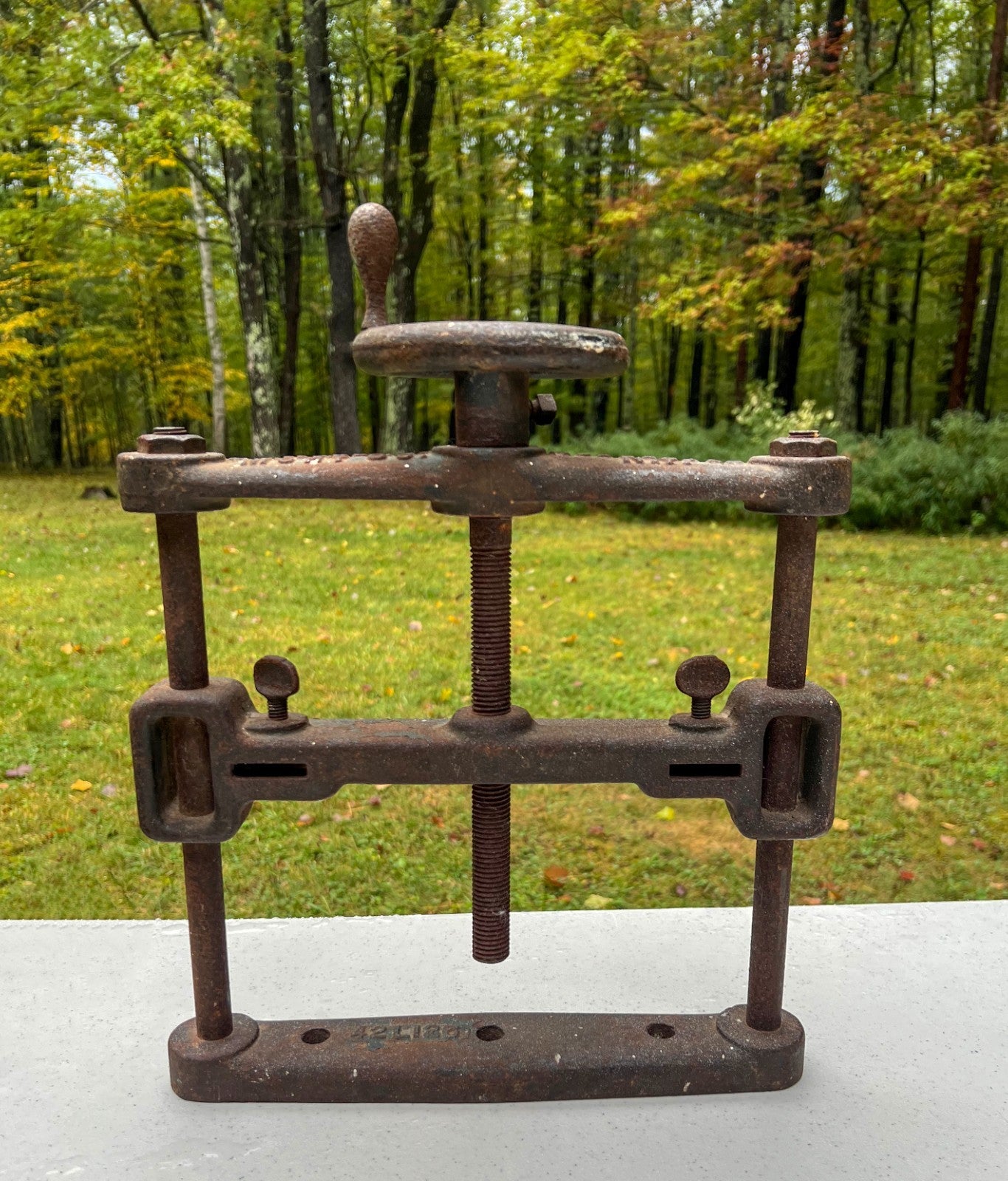 Antique Cast Iron Shaper Hold-down by Connell & Dengler Machine Co. Rochester NY