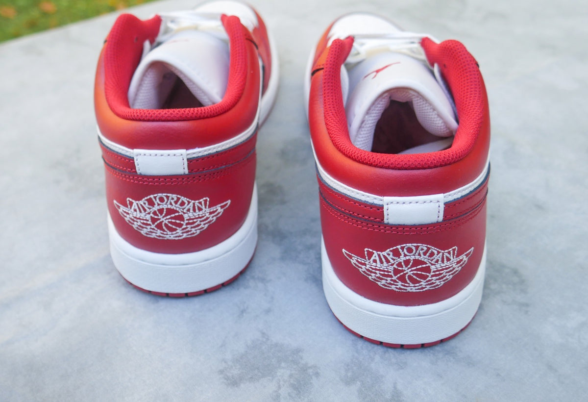 Nike Air Jordan 1 Low New Beginnings Cardinal Red 553558-166  Men's Size 12 New