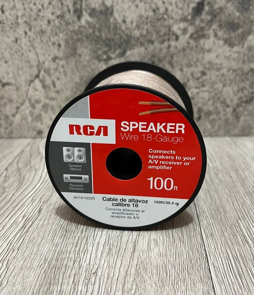 RCA - AH18100SR - 18-Guage Speaker Wire - 100 Feet