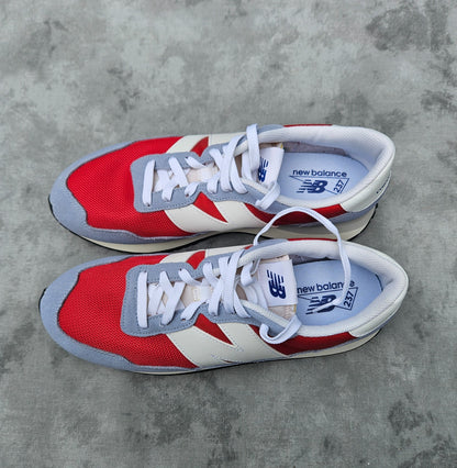 New Balance 237  Mens Size 12 Shoes Red Blue Grey Retro Sneakers