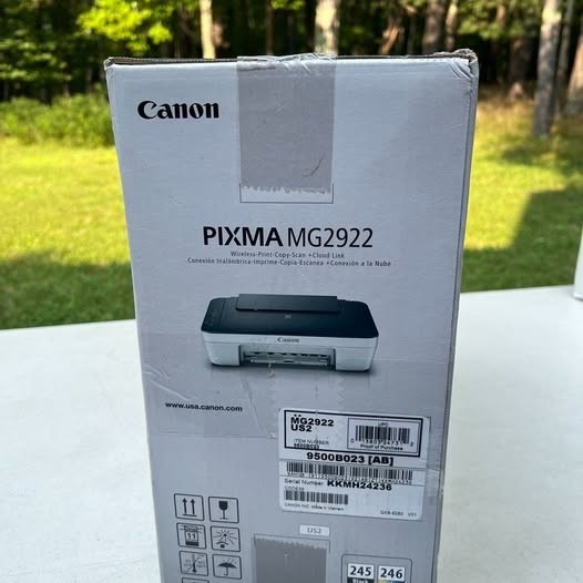 Canon Pixma MG2922 Wireless All-In-One + Cloud Link Printer - Sealed new in Box