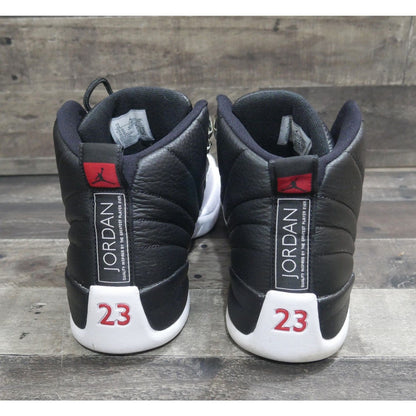 Nike Air Jordan 12 Retro Playoff Black White Red Leather Mens Size 12 CT8013-006