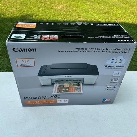 Canon Pixma MG2922 Wireless All-In-One + Cloud Link Printer - Sealed new in Box