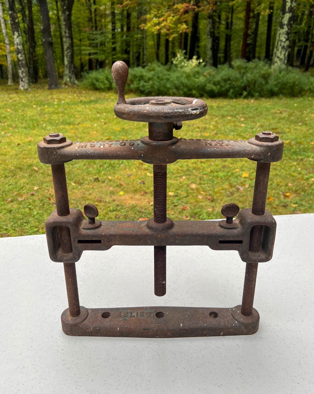 Antique Cast Iron Shaper Hold-down by Connell & Dengler Machine Co. Rochester NY