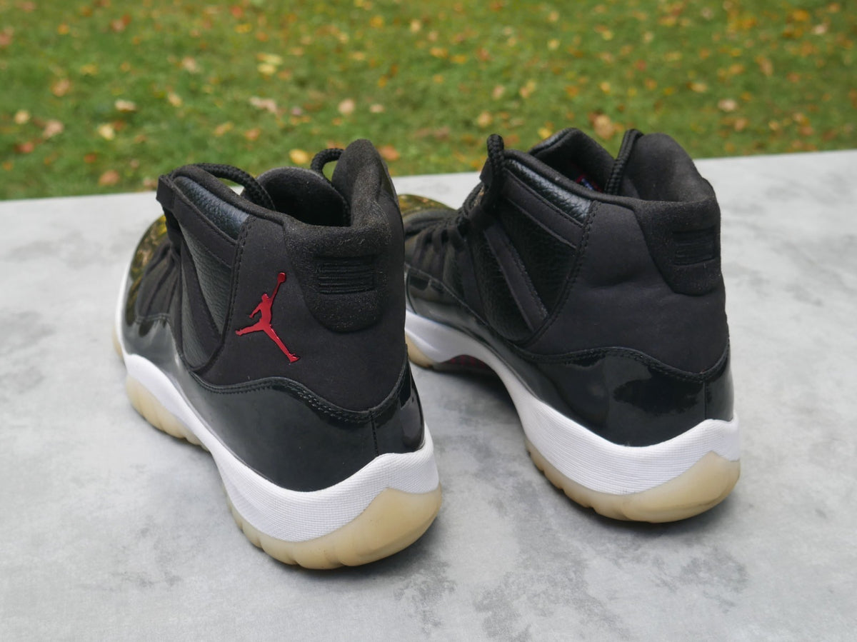 Nike Air Jordan 11 Retro Black "72-10" 2015 378037-002 Size 12 With Box