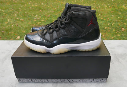 Nike Air Jordan 11 Retro Black "72-10" 2015 378037-002 Size 12 With Box