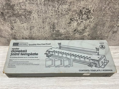 CRAFTSMAN Router Dovetail Joint Template Kit for Drawers 92579 USA