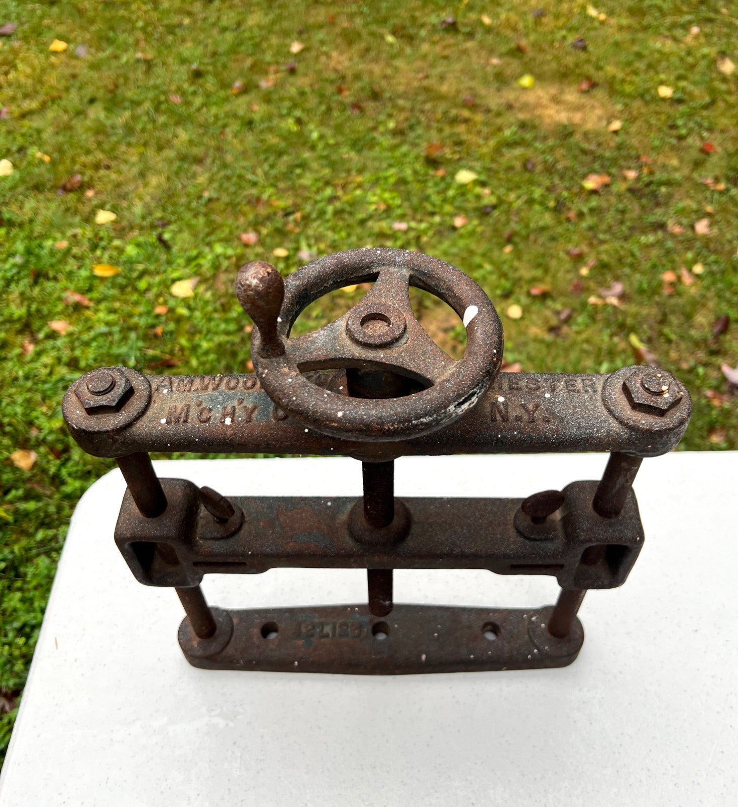 Antique Cast Iron Shaper Hold-down by Connell & Dengler Machine Co. Rochester NY