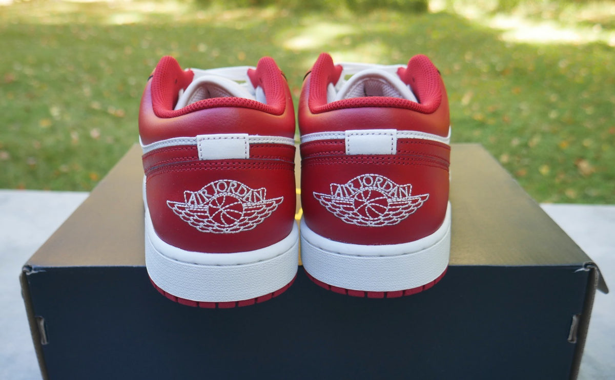 Nike Air Jordan 1 Low New Beginnings Cardinal Red 553558-166  Men's Size 12 New