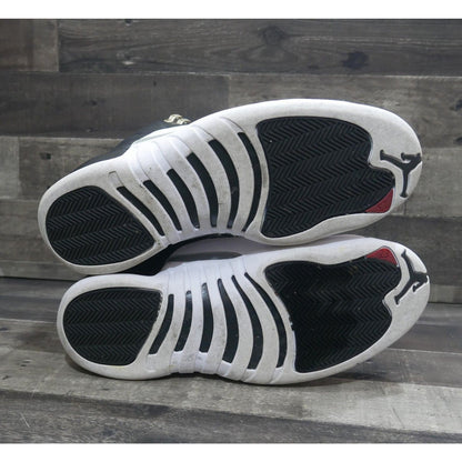 Nike Air Jordan 12 Retro Playoff Black White Red Leather Mens Size 12 CT8013-006