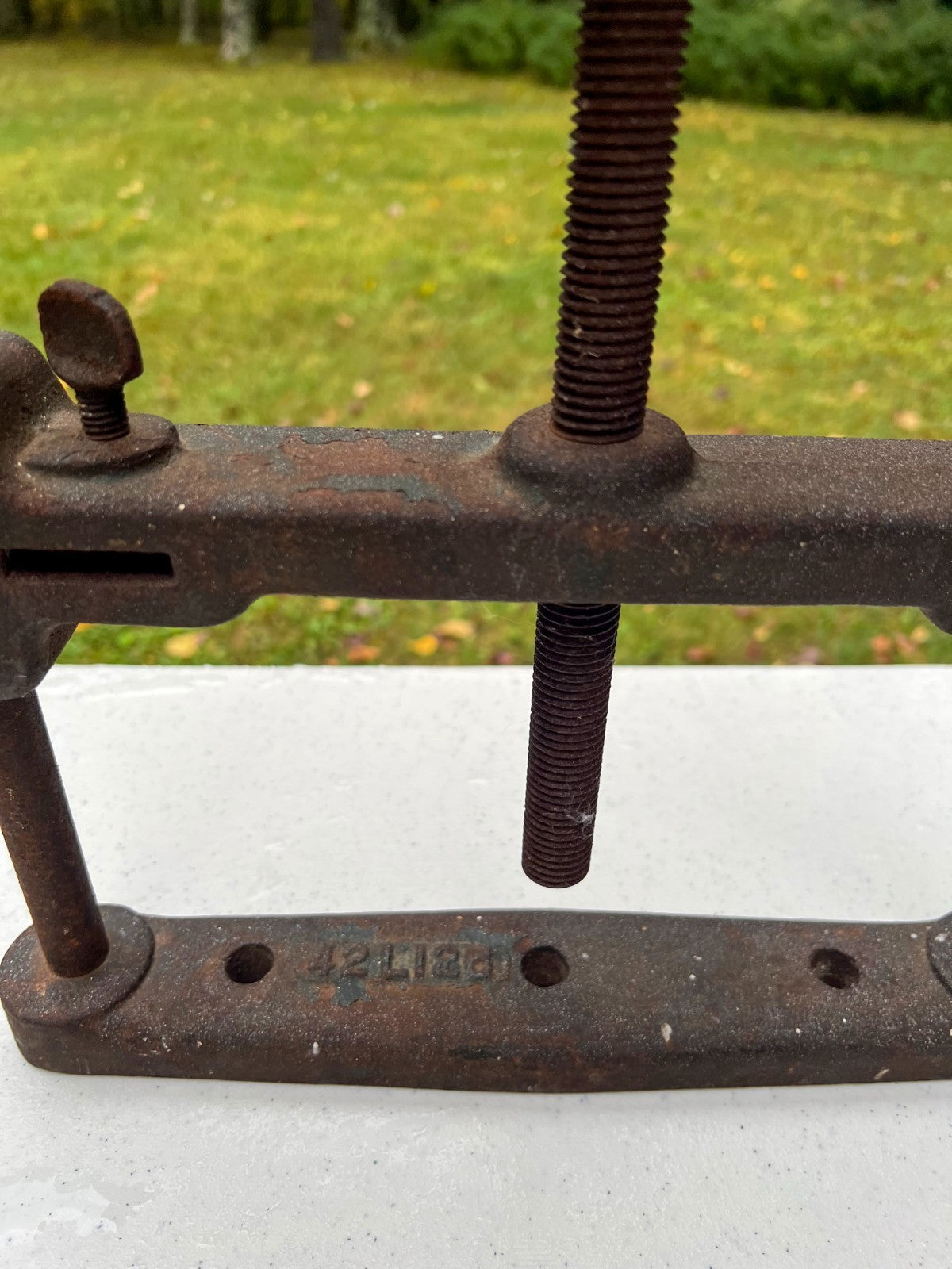 Antique Cast Iron Shaper Hold-down by Connell & Dengler Machine Co. Rochester NY