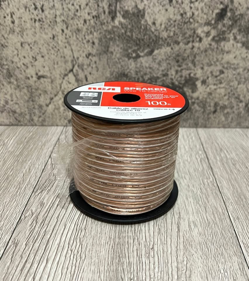 RCA - AH18100SR - 18-Guage Speaker Wire - 100 Feet