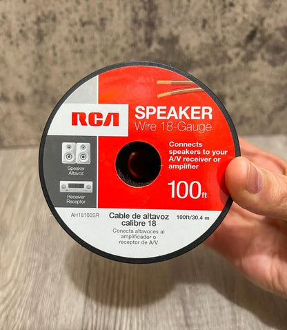 RCA - AH18100SR - 18-Guage Speaker Wire - 100 Feet
