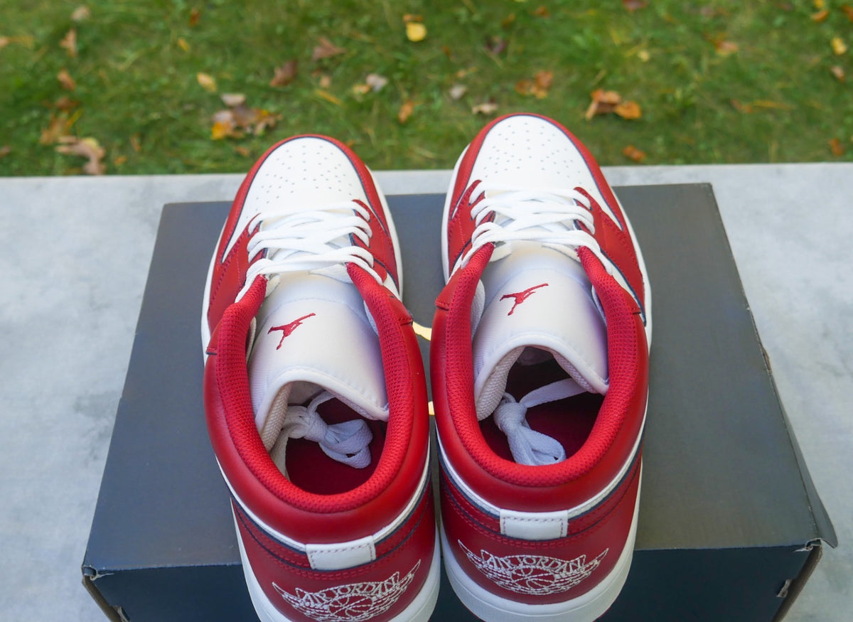 Nike Air Jordan 1 Low New Beginnings Cardinal Red 553558-166  Men's Size 12 New