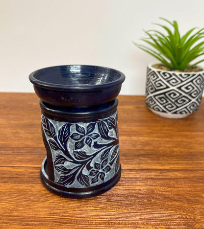 4.5" Soapstone Oil Warmer | Oil Burner | Essential Oils Diffuser | Wax Melt Burner