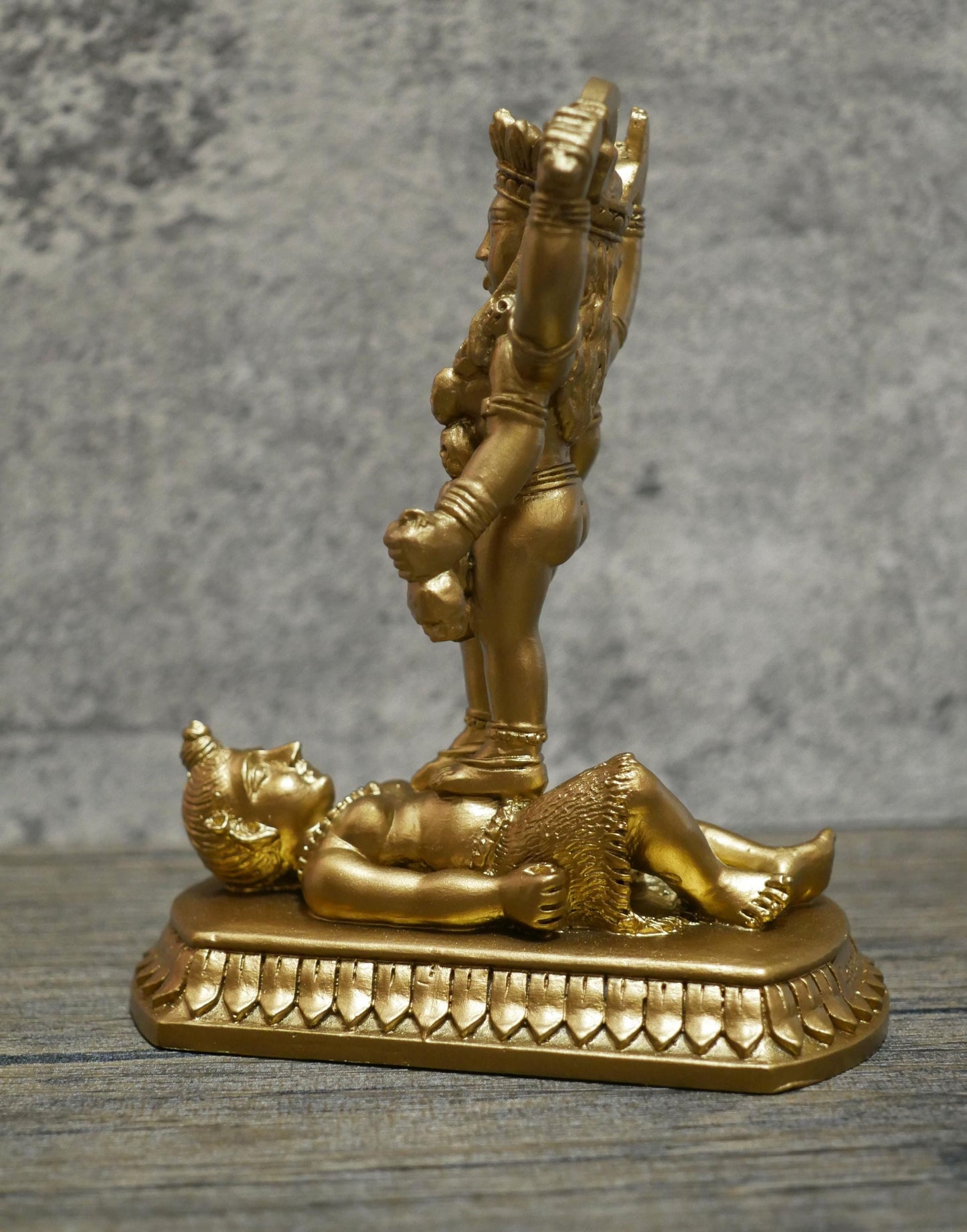 Kali Statue | Kali Hindu Goddess Kali Shiva Handmade Altar Statue 7.5"