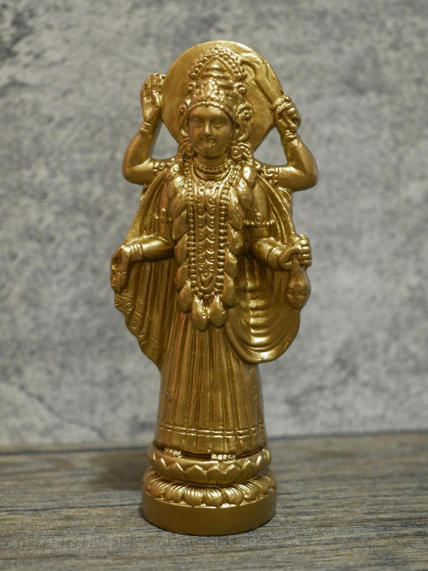 Kali Ma Goddess Statue | Handcrafted Clay Dakshineshwar Kali Idol - 6.5"