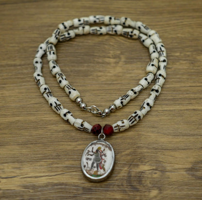 Kali Necklace | Handmade Unique Hindusim Goddess Kali Jewelry Gift - 20" Long