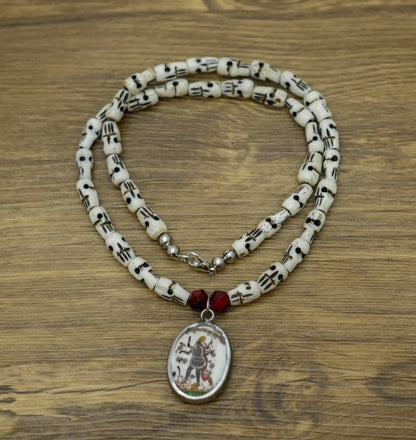 Kali Necklace | Handmade Unique Hindusim Goddess Kali Jewelry Gift - 20" Long