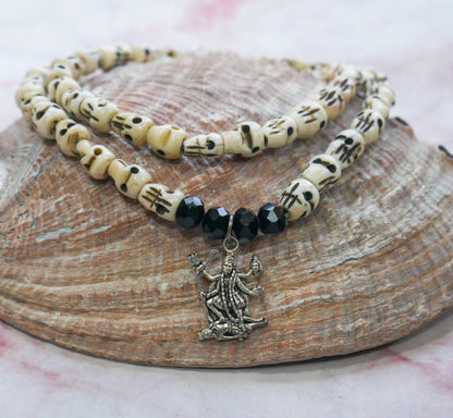 Kali Stretch Necklace | Handmade Hinduism Goddess Jewelry Gift