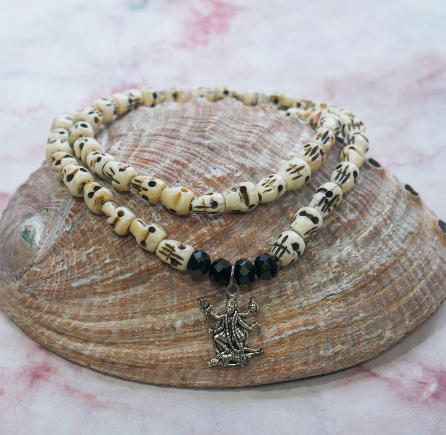 Kali Stretch Necklace | Handmade Hinduism Goddess Jewelry Gift