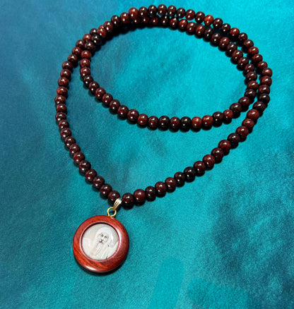 ORIGINAL OSHO Rajneeshpuram Wild Country Handmade Mala Necklace Gift - 35" Long