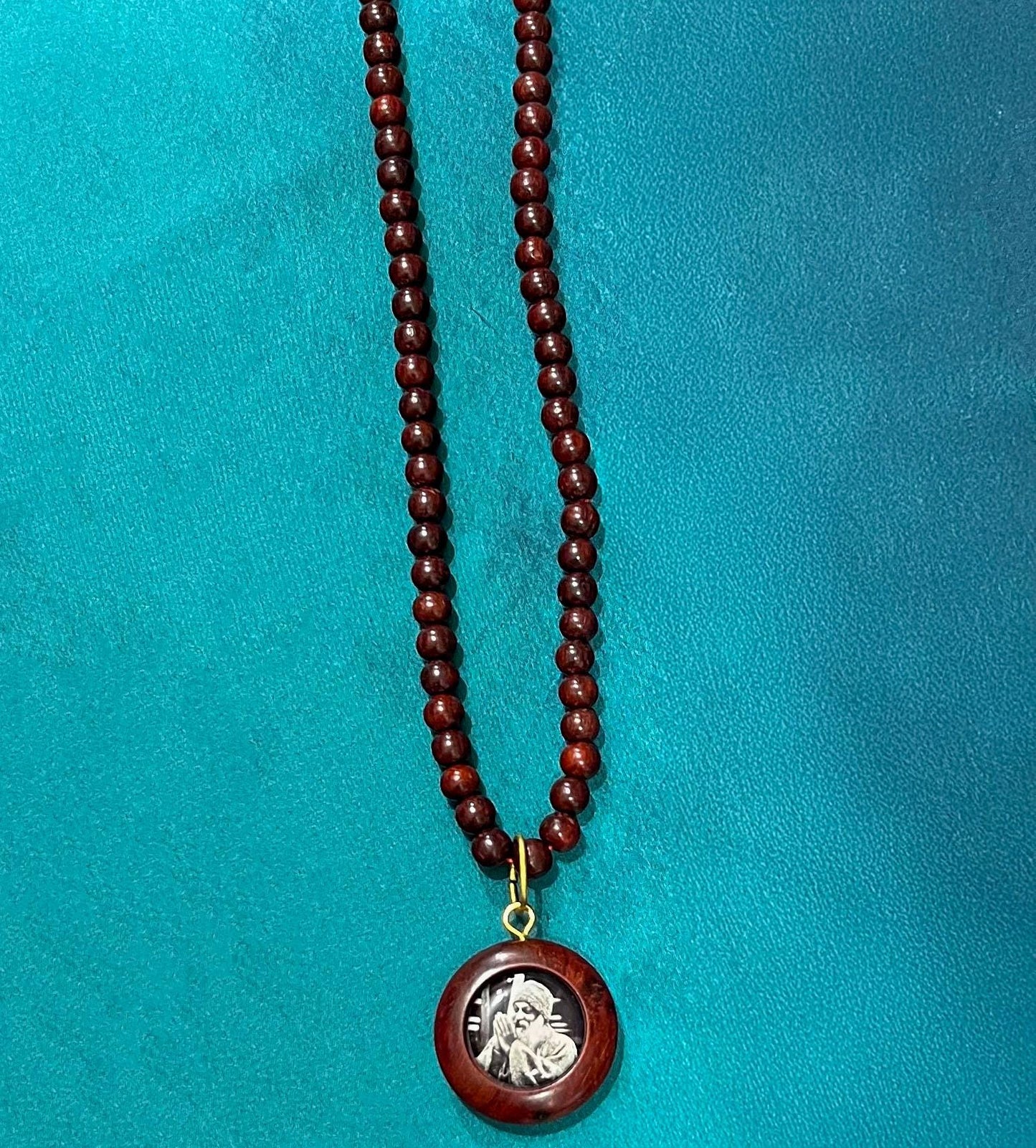 ORIGINAL OSHO Rajneeshpuram Wild Country Handmade Mala Necklace Gift - 35" Long