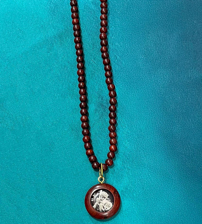 ORIGINAL OSHO Rajneeshpuram Wild Country Handmade Mala Necklace Gift - 35" Long