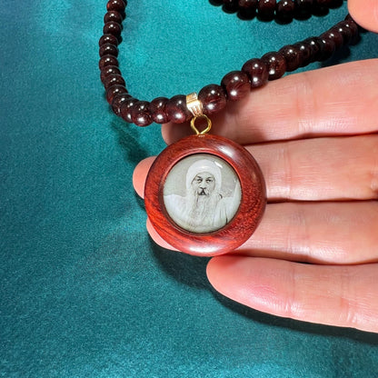 ORIGINAL OSHO Rajneeshpuram Wild Country Handmade Mala Necklace Gift - 35" Long