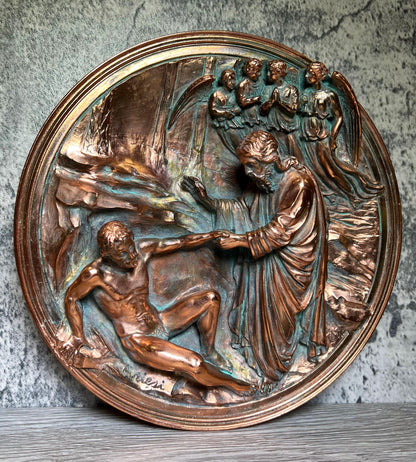 1989  Studio Dante Ennio Furiesi Collector Plate Gates of Paradise | Religious Wall Decor