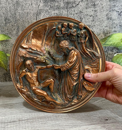 1989  Studio Dante Ennio Furiesi Collector Plate Gates of Paradise | Religious Wall Decor