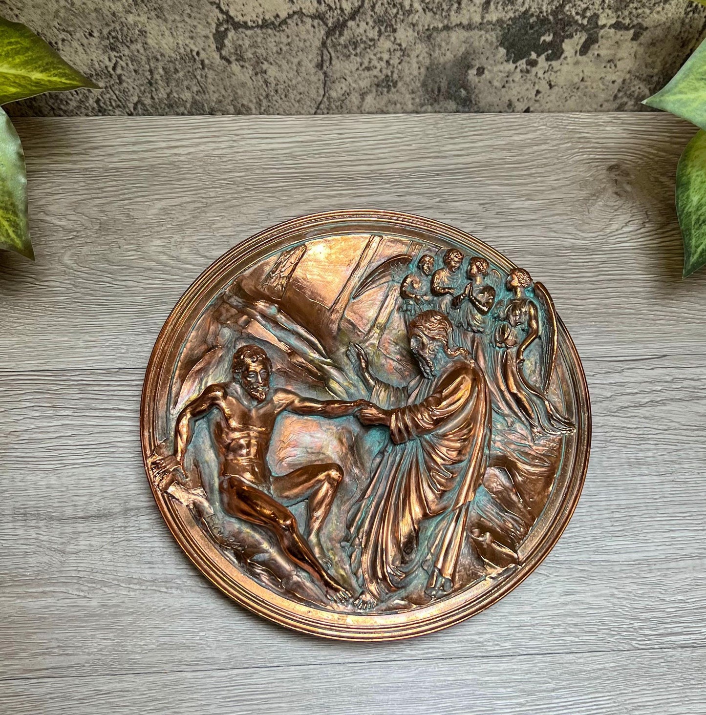 1989  Studio Dante Ennio Furiesi Collector Plate Gates of Paradise | Religious Wall Decor