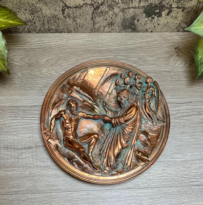 1989  Studio Dante Ennio Furiesi Collector Plate Gates of Paradise | Religious Wall Decor