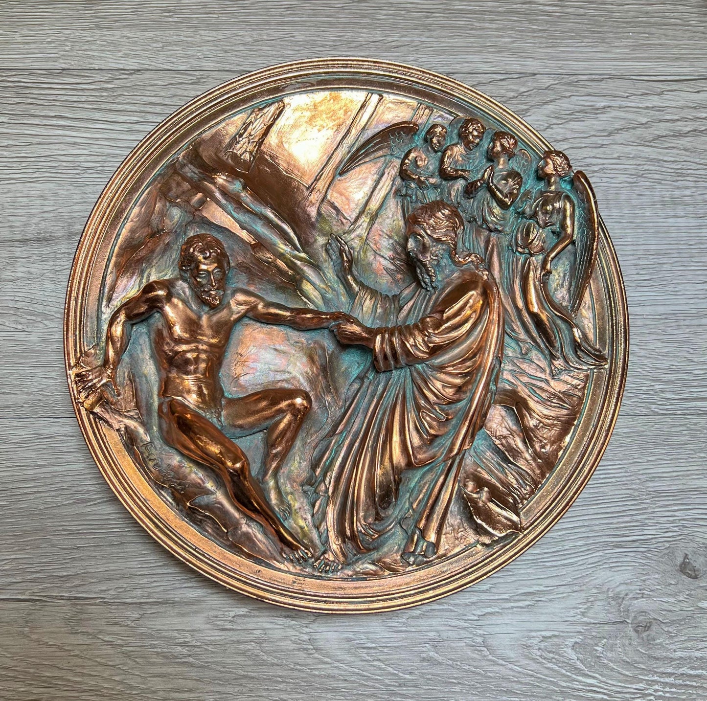 1989  Studio Dante Ennio Furiesi Collector Plate Gates of Paradise | Religious Wall Decor