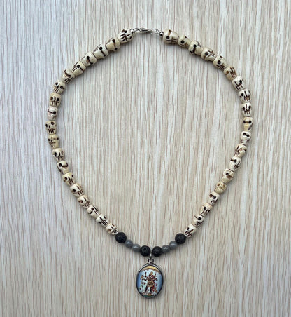 Kali Necklace | Handmade Hinduism Goddess Jewelry Gift - 17.5" Long
