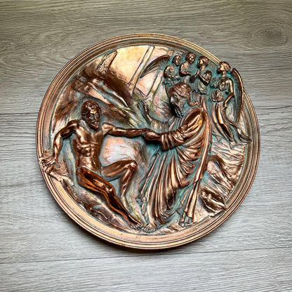 1989  Studio Dante Ennio Furiesi Collector Plate Gates of Paradise | Religious Wall Decor