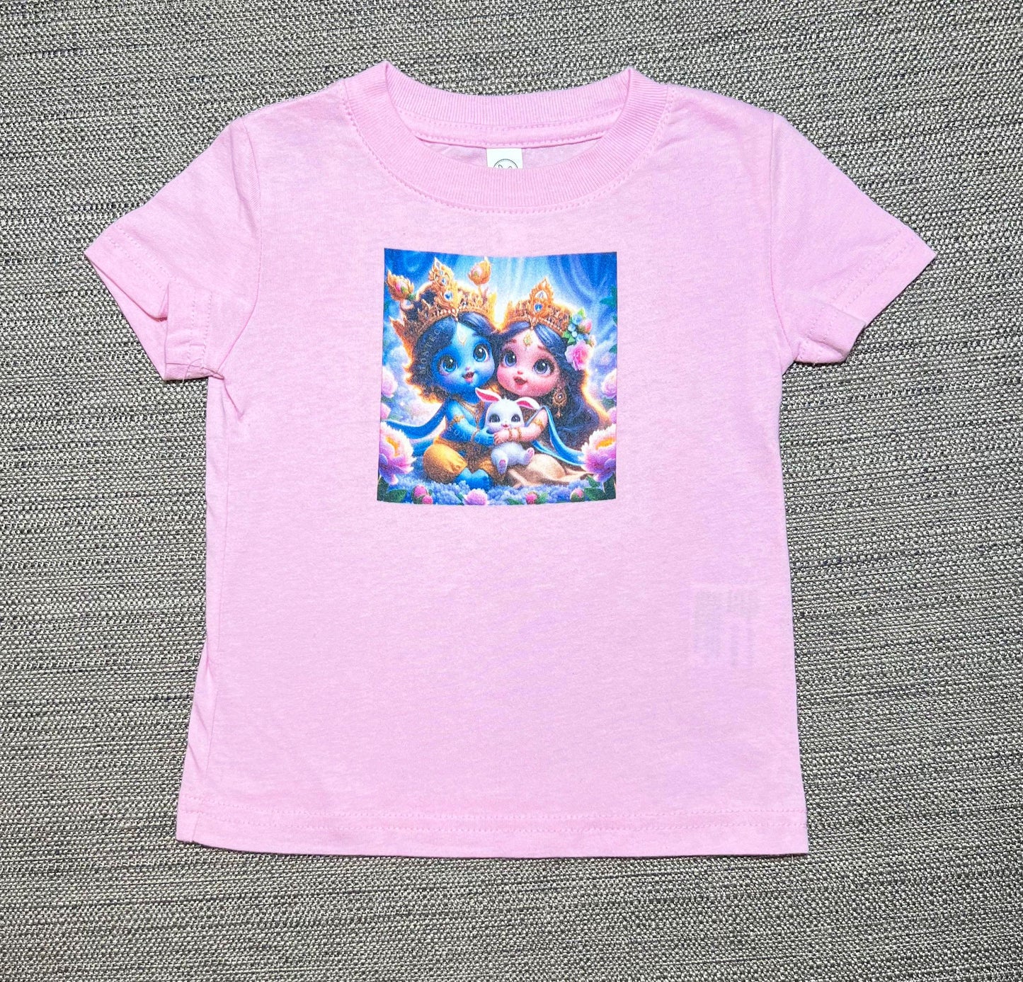 Adorable Radha-Krishna Infant Cotton Jersey Tee Gift for Babies Infants