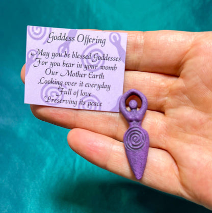 Spiral Goddess Gift Set | Jewelry Trinket Box | Quartz Angel | Goddess Necklace | Mini Deity