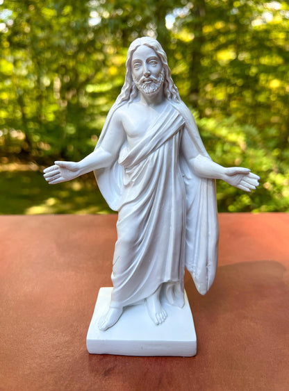 Jesus Christ Resin Statue | Religious Christian Home Decoration Gift -  6" Tall